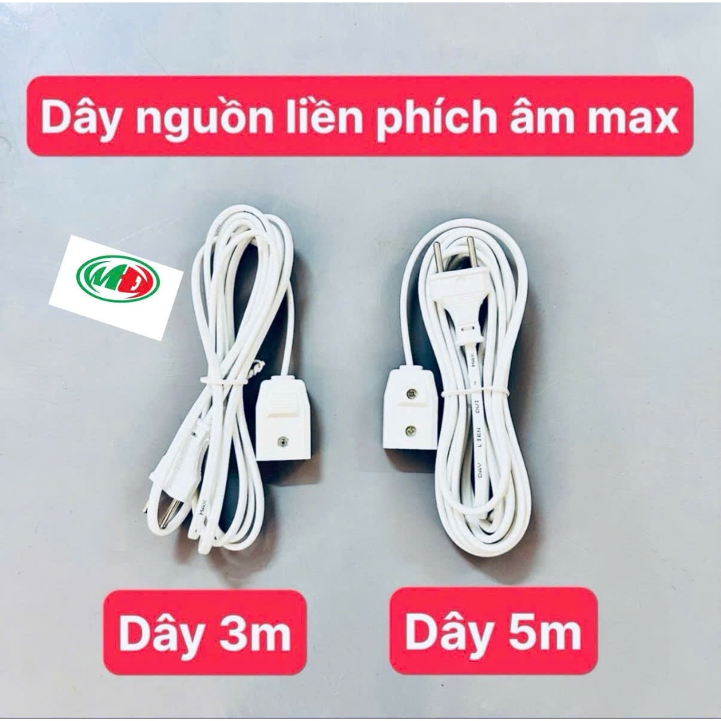 Phích Âm Liền Dây 5m,3m Dành Cho Camera,Quạt màn,Phích Nối Liền Dây,phích cắm nối sẵn