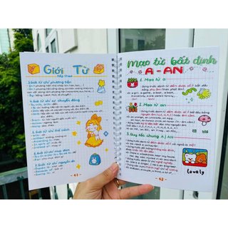 Sổ Tay Sketchnote English - Tổng Hợp Ngữ Pháp Tiếng Anh Dễ Hiểu, Ôn Tập Hiệu Quả