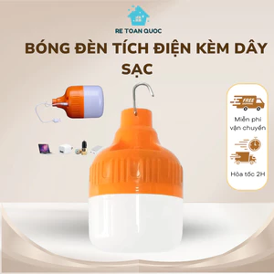 Bóng Đèn tích điện cỡ lớn 150w cao cấp 3 chế độ Chống Nước