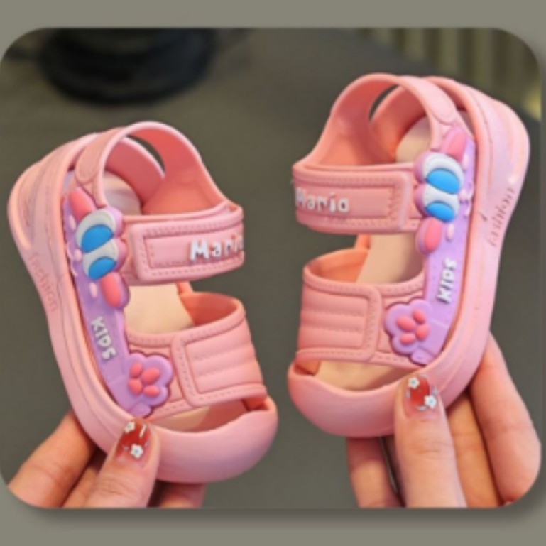 Dép tập đi cho bé, sandal trẻ em KIDS từ 8 tháng đến 6 tuổi, mềm, êm, chống trơn trượt