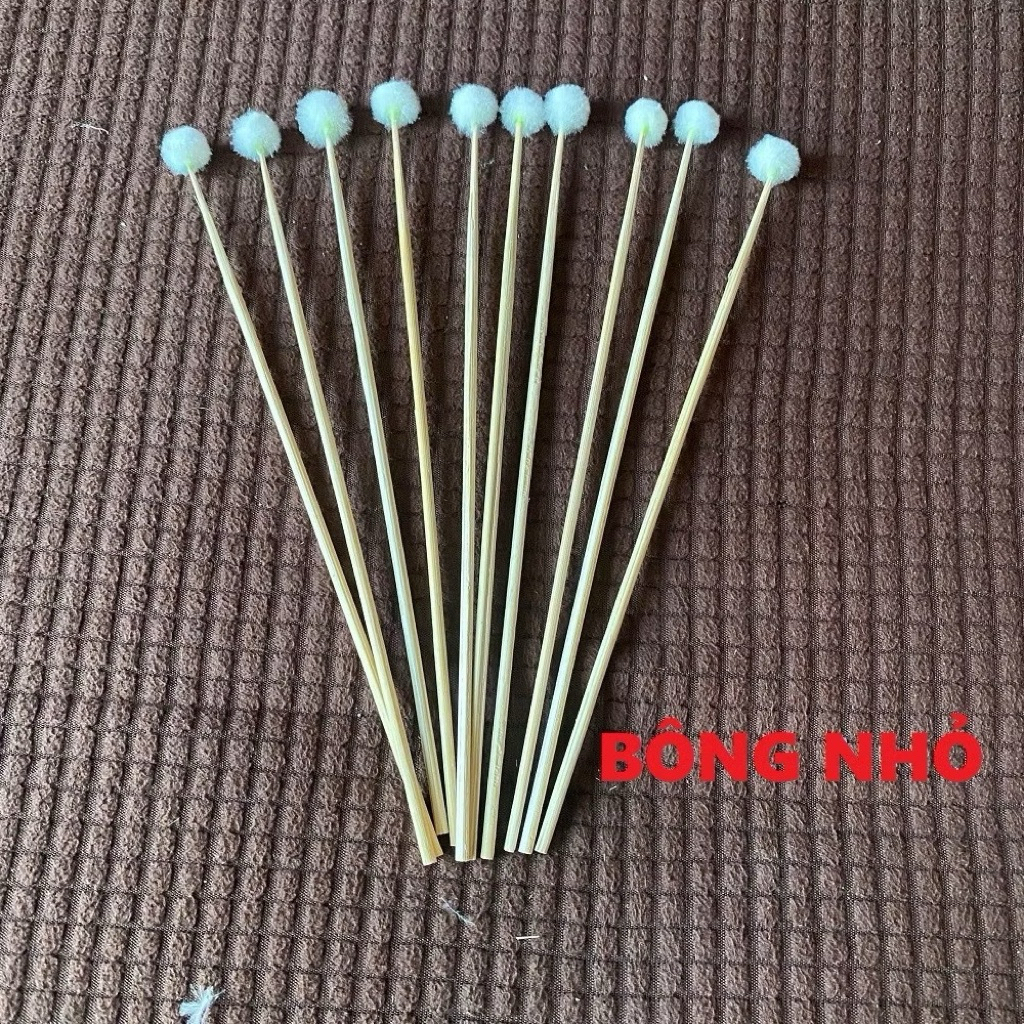Bông se tai lông vịt 100 cây [tặng 10 cây]