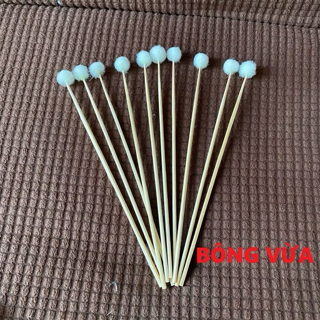 Bông se tai lông vịt 100 cây [tặng 10 cây]