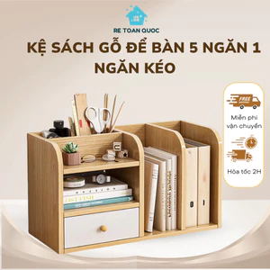 Kệ Sách Gỗ Để Bàn Tủ kệ Hồ Sơ Tài Liệu Để Bàn Làm Việc kệ sách vở hoc sinh được chọn màu