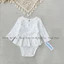 3-24m Bodysuit dài tay chất liệu cotton mềm mịn cho bé