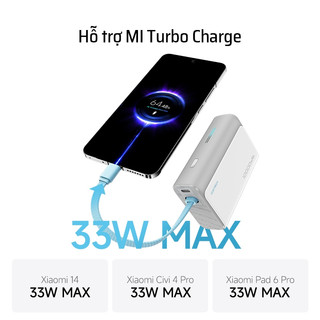 CUKTECH CP133L Sạc Di Động Kèm Cáp | Sạc Nhanh 33W Max | Dung Lượng 10.000mAh | Bảo Hành 18 Tháng LPB100