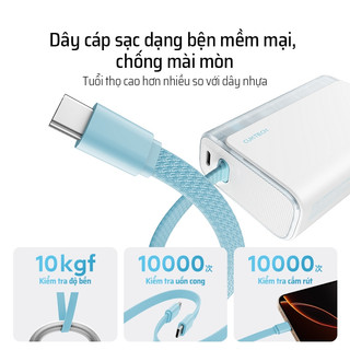 CUKTECH CP133L Sạc Di Động Kèm Cáp | Sạc Nhanh 33W Max | Dung Lượng 10.000mAh | Bảo Hành 18 Tháng LPB100