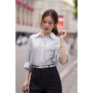 Quần Denim LQ134 ống loe cạp cao dáng dài
