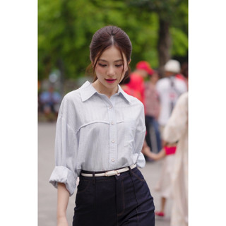 Quần Denim LQ134 ống loe cạp cao dáng dài