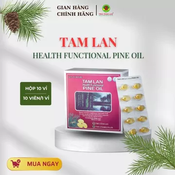 TINH DẦU THÔNG ĐỎ - TPBVSK - 100 VIÊN (DẠNG VỈ) DATE: 01/2027 - Giảm giá 15%