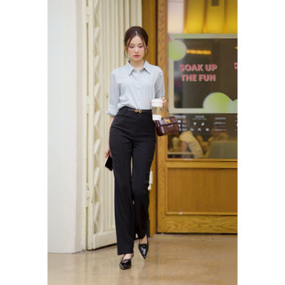 Quần ống loe LQ138 dáng dài cạp cao thanh lịch
