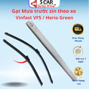 Gạt mưa xe Vinfast VF5 / Herio Green hàng chuẩn vừa vặn theo xe, gạt siêu sạch, siêu bền, lắp đặt dễ dàng - Mẫu gạt Lẫy
