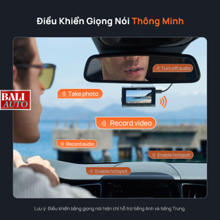 Camera hành trình 70mai 4K A800SE có HDR, chế độ nhìn đêm siêu việt, pin siêu tụ điện, có GPS