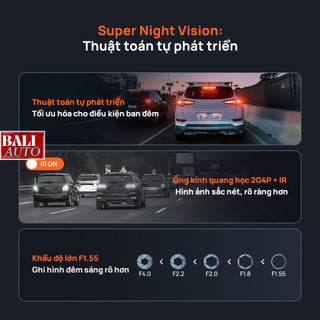Camera hành trình 70mai 4K A800SE có HDR, chế độ nhìn đêm siêu việt, pin siêu tụ điện, có GPS