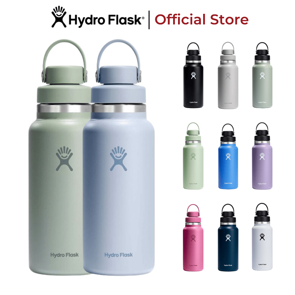 Bình giữ nhiệt Hydro Flask 946ml Wide Flex Chug Cap 32 oz chính hãng, giữ nhiệt an toàn cho sức khỏe