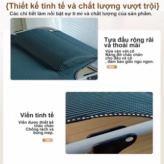 Panda giường gấp gọn thư giãn để cắm trại Văn phòng Nghỉ trưa Khẩn cấp Ngoài trời  67x190cm, khung thép chắc chắn
