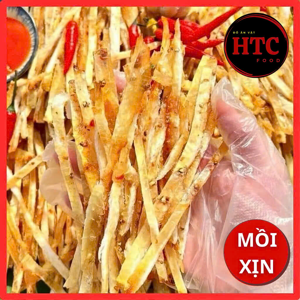 Khô cá thiều que Phú Quốc tẩm gia vị ăn liền loại 1, cá khô nướng ăn liền siêu ngon, ăn vặt HTC Food