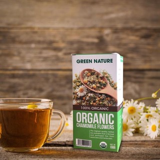 Hoa Cúc La Mã Chamomile Nguyên Bông Hữu Cơ 100g Green Nature