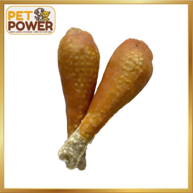 Đùi gà chà bá - Da bò bọc thịt gà hình đùi tỏi 2 cây DoggyMan