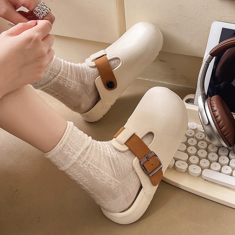 Dép Cao Su Non Dáng Retro – Bít Mũi trẻ trung, cá tính