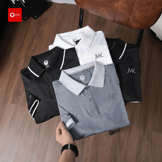 Áo thun polo nam MK Luxury vải thun cao cấp co giãn 4 chiều thoải mái thoáng khí ko cần ủi dễ phối đồ lịch lãm