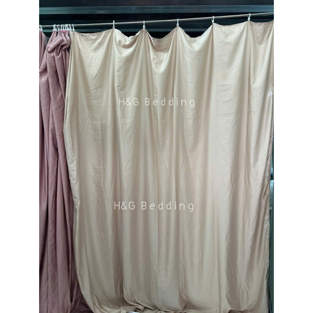 (tặng dây treo) Rido , rèm cửa lụa basic che nắng , cản bụi , trang trí ...