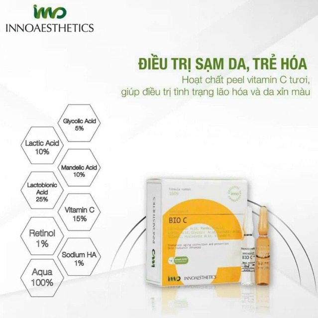 Kem Peel da A Innoaesthetics Inno Lightening (lọ15ml)