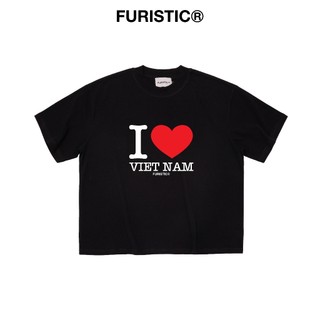 Áo Thun Tay Ngắn Form Boxy I Love '' VIETNAM"