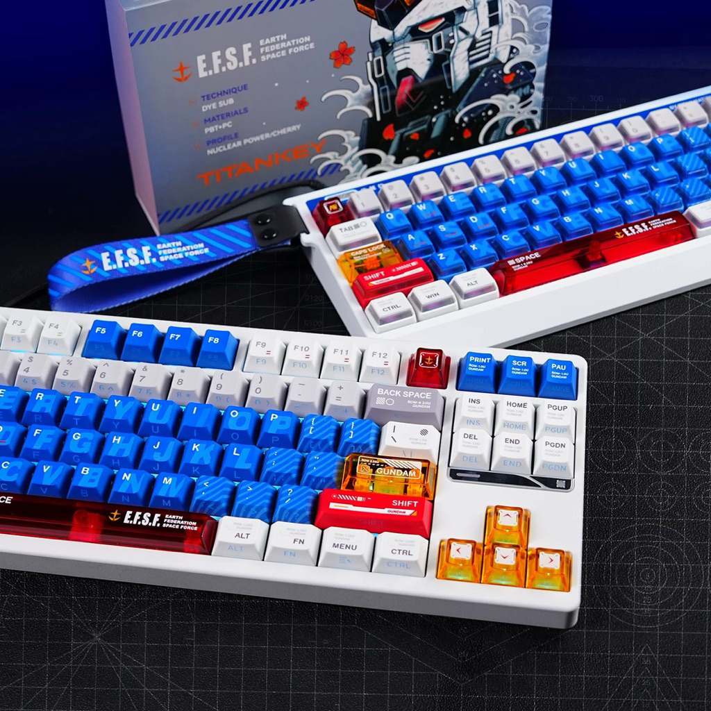 Keycap set Gundam from Titan Nation PBT+PC | BigBuy360 - bigbuy360.vn