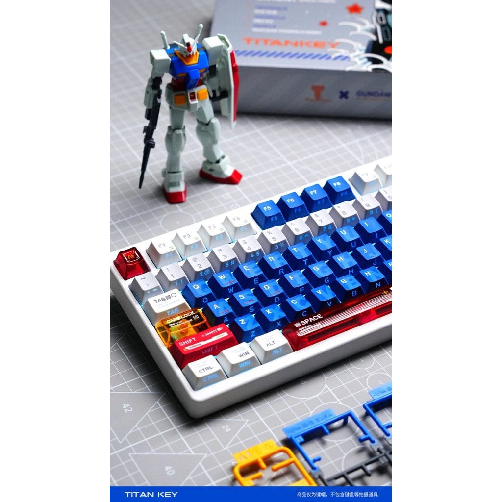Keycap set Gundam from Titan Nation PBT+PC | BigBuy360 - bigbuy360.vn