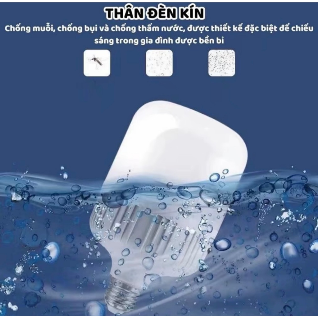 [HOT] Asaki Combo 5 Bóng Đèn Led 30W Bóng Đen Led Ánh Sáng Trắng Bảo Vệ Mắt Chống Muối Thấm Nước Tiết Kiệm Điện Chiếu Sá