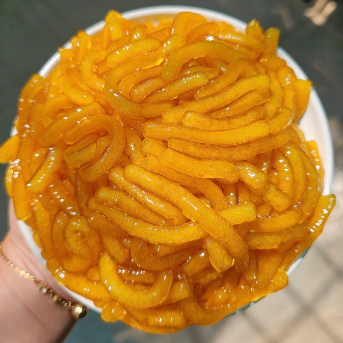 Trân Châu Sợi Hoàng Kim Long Phú gói 1kg - Topping Trà Sữa