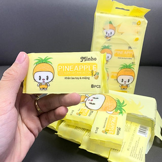 Khăn Giấy Ướt Mini Minho Bỏ Túi Đi Chơi Du Lịch Tiện Lợi