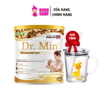Sữa hạt lợi sữa Dr.Min Mom lon 650g - Hỗ trợ sữa về nhiều hơn đặc sánh nhiều dưỡng chất