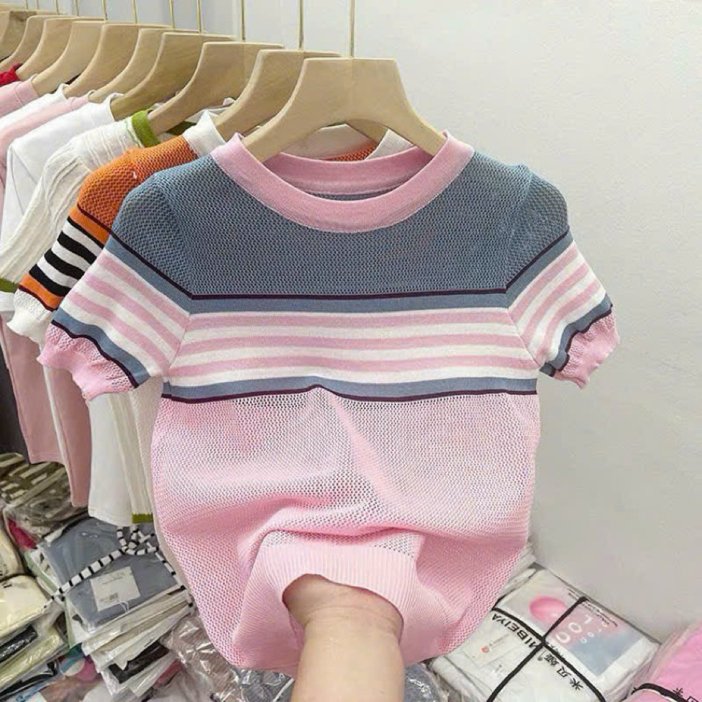 Áo len mongtoghi QC,áo len dệt kim nữ hàng thanh lý hoạ tiết dễ thương size 45-57kg.