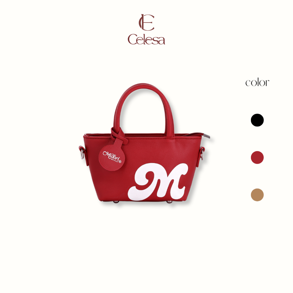 Túi Tote Da PU Lushbag Nam Nữ Có Dây Đeo Chéo Đựng Điện Thoại Đi Học Chơi | CELESA