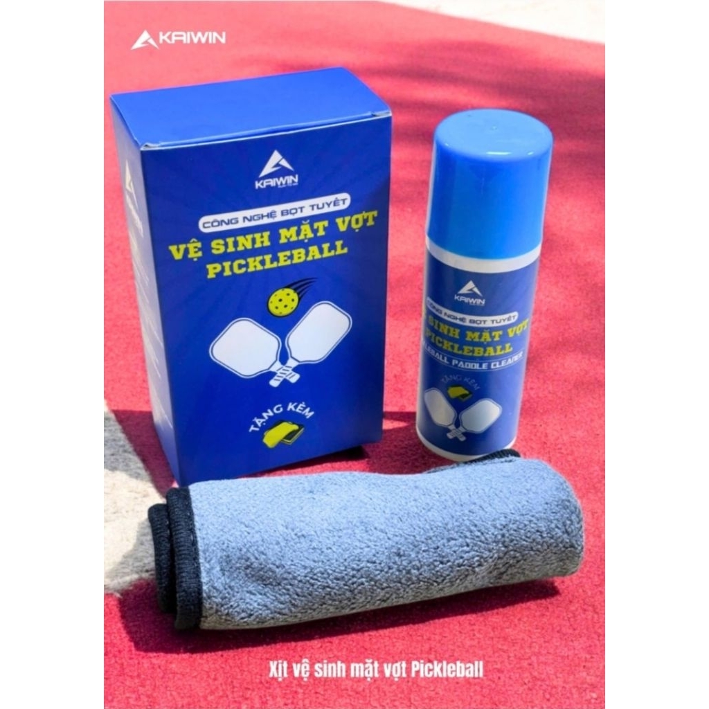 Nước tẩy xịt rửa làm sạch mặt vợt Pickleball cao cấp giá rẻ - hiệu quả tức thì!