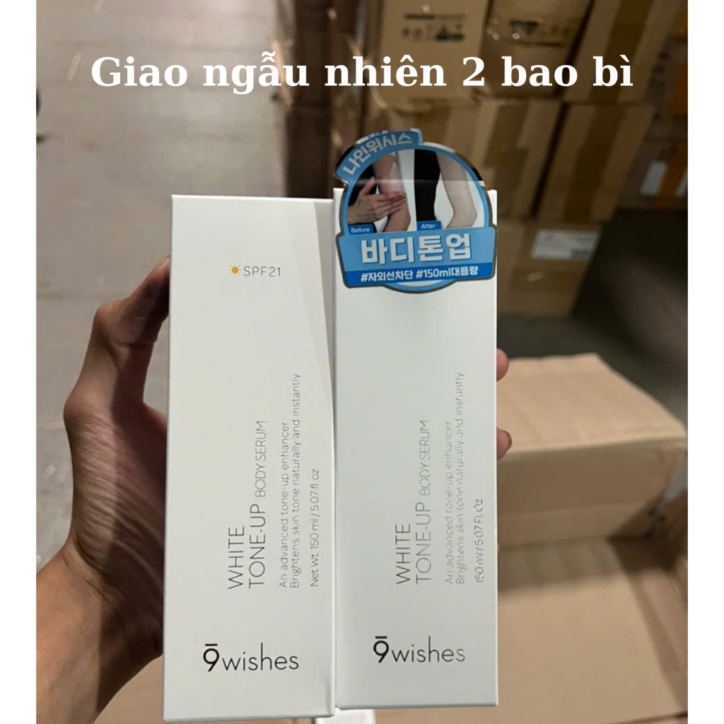 [Mới] Tinh Chất Dưỡng Sáng & Nâng Tone Da Wishes SPF 21+++ White Tone-up Body Serum 150ml_Olay