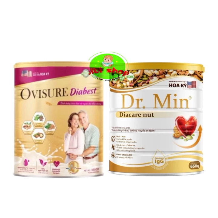Sữa hạt tiểu đường Ovisure diabest sữa cho người tiểu đường