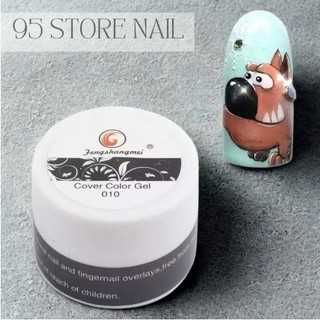 Gel vẽ FENGSANGMEI trắng đen CHÍNH HÃNG siêu mịn mướt - chất đặc