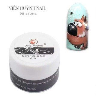 Gel vẽ FENGSANGMEI trắng đen CHÍNH HÃNG siêu mịn mướt - chất đặc