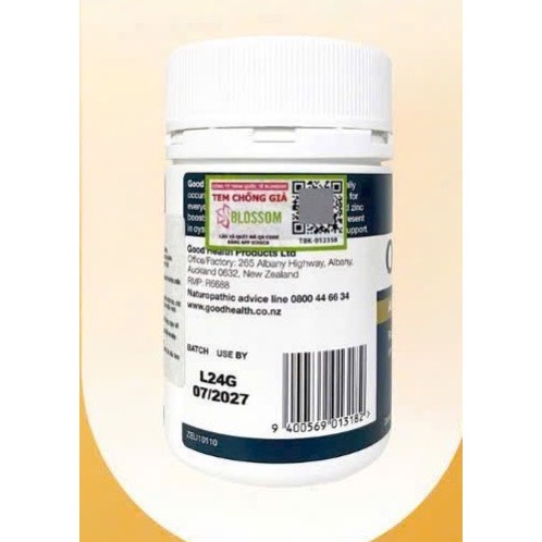 Bộ Sản Phẩm Thực phẩm bảo vệ sức khỏe: Oyster Plus Capsules, Blackmores Evening Primrose Oil 190viên