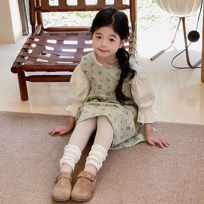 Quần legging, quần tất, quần dài bé gái chất cotton mềm mại co giãn 02