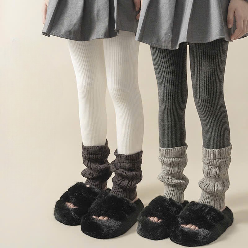 Quần legging, quần tất, quần dài bé gái chất cotton mềm mại co giãn 02