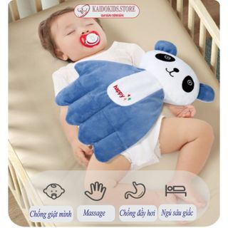 Gối bàn tay chống giật mình cho bé hình thú, giúp bé ngủ ngon - Kích thước 37x24cm
