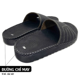 Dép da nam Doctor IGU M717 cao cấp,Dép quai bản khâu đế chống nhăn bảo hành 6 tháng.