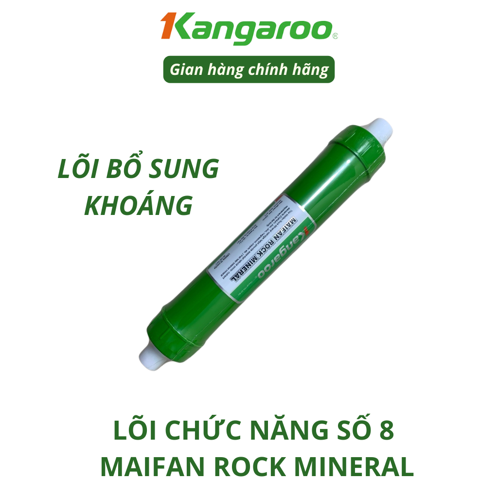 Lõi Lọc Nước Số 8 Kangaroo Maifan Rock Mineral Giúp Bổ Sung Khoáng Chất Cho Nước, Cải Thiện Giấc Ngủ- Hàng Chính Hãng