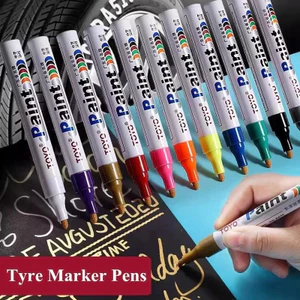 TOYO Chính Hãng 5 gốc Bút sơn đánh dấu lốp xe máy, cao su, kim loại, gỗ, thủy tinh, nhựa,chống thấm nước chính hãng