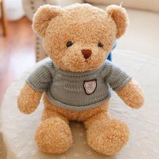 [Mua 1 tặng 1] IK Gấu Bông Teddy Gấu Dâu Vịt Vàng Dễ Thương