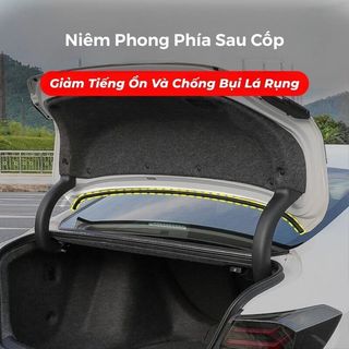 Gioăng Cao Su Chắn Rác Cốp Xe Đa Năng Cách Âm, Chống Ồn, Chống Nước, Ngăn Bụi - Cuộn 1,4 Mét