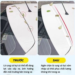 Gioăng Cao Su Chắn Rác Cốp Xe Đa Năng Cách Âm, Chống Ồn, Chống Nước, Ngăn Bụi - Cuộn 1,4 Mét